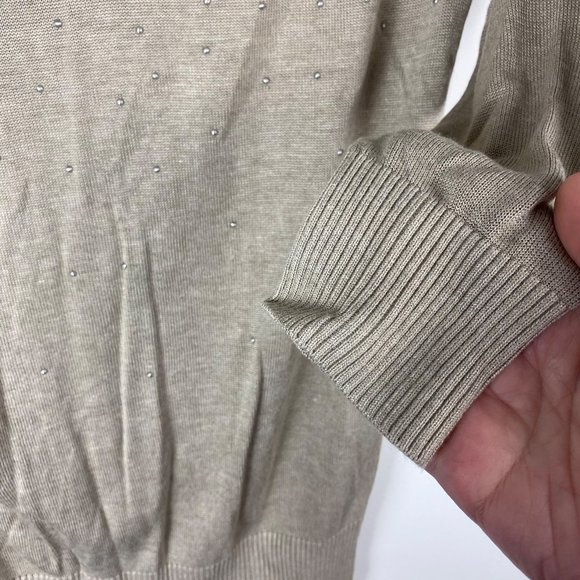 White House Black Market tan sweater size‎ small - Picture 5 of 5